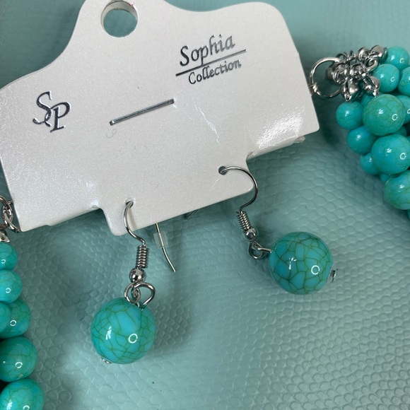 Sophia collection necklace and earring set. NWT - Picture 3 of 4